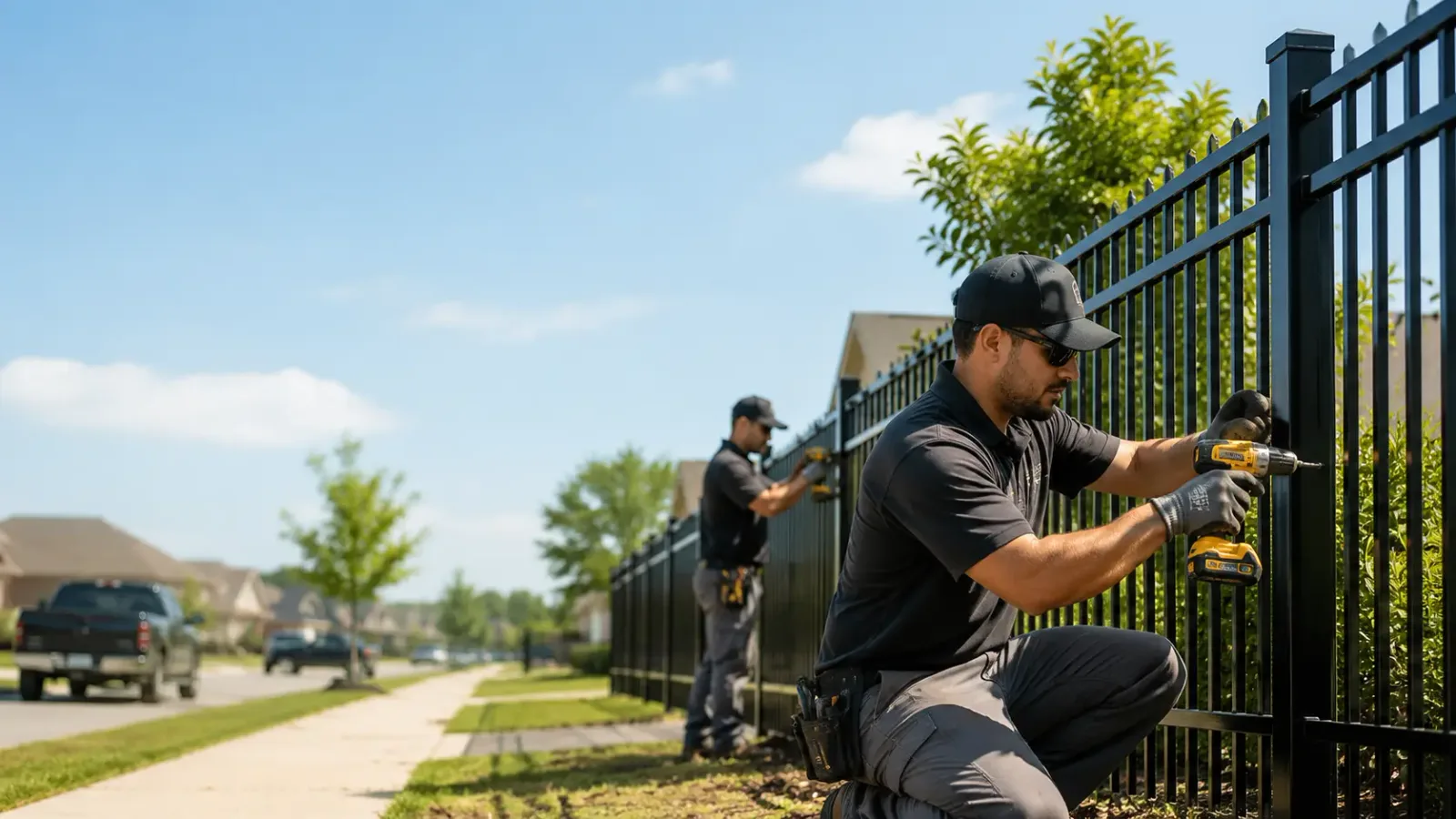 Metal Fence Installation in Norwalk, IA